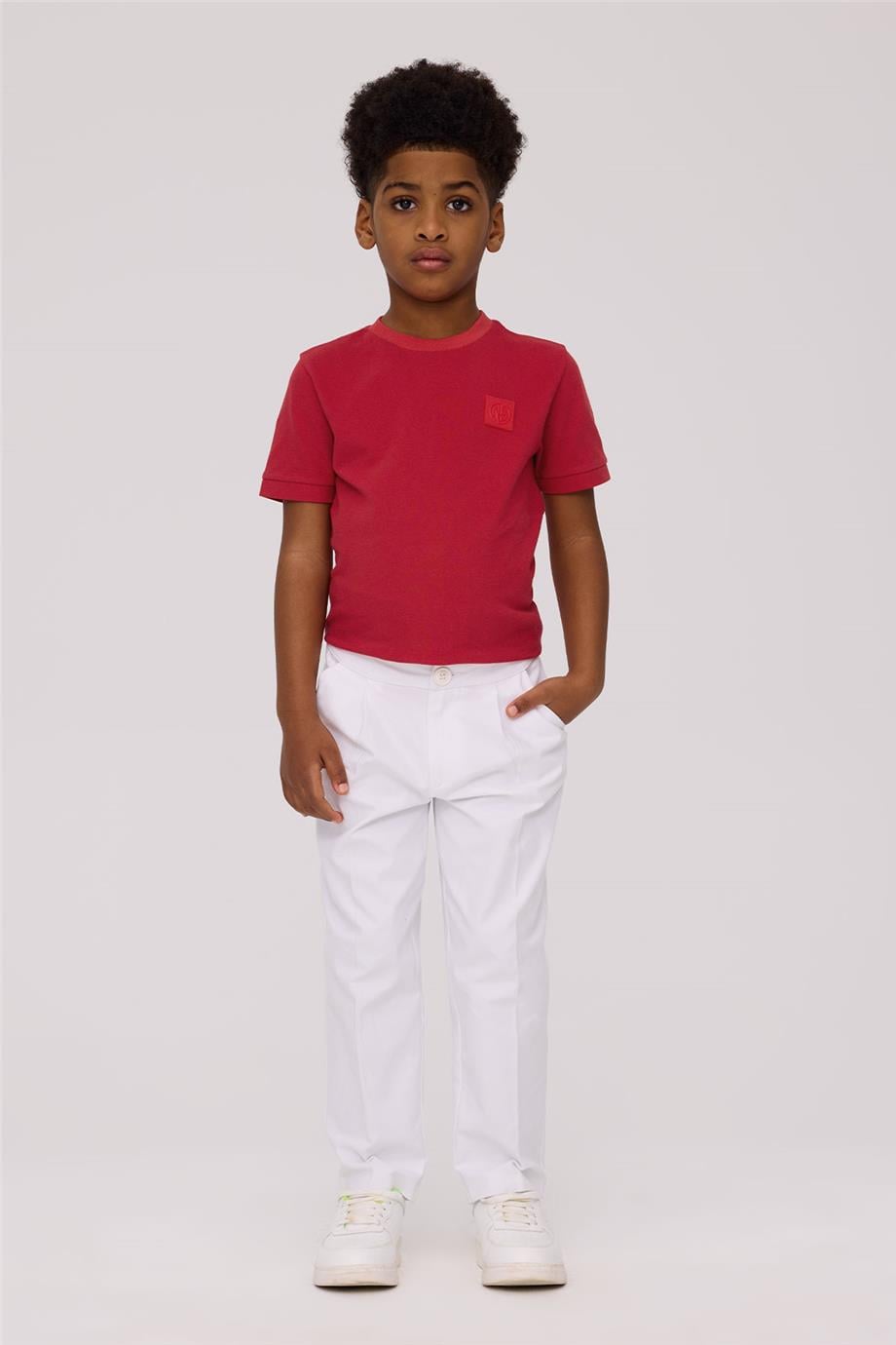 Nebbati Erkek Çocuk Beyaz PantolonNebbati Erkek Çocuk Beyaz Pantolon