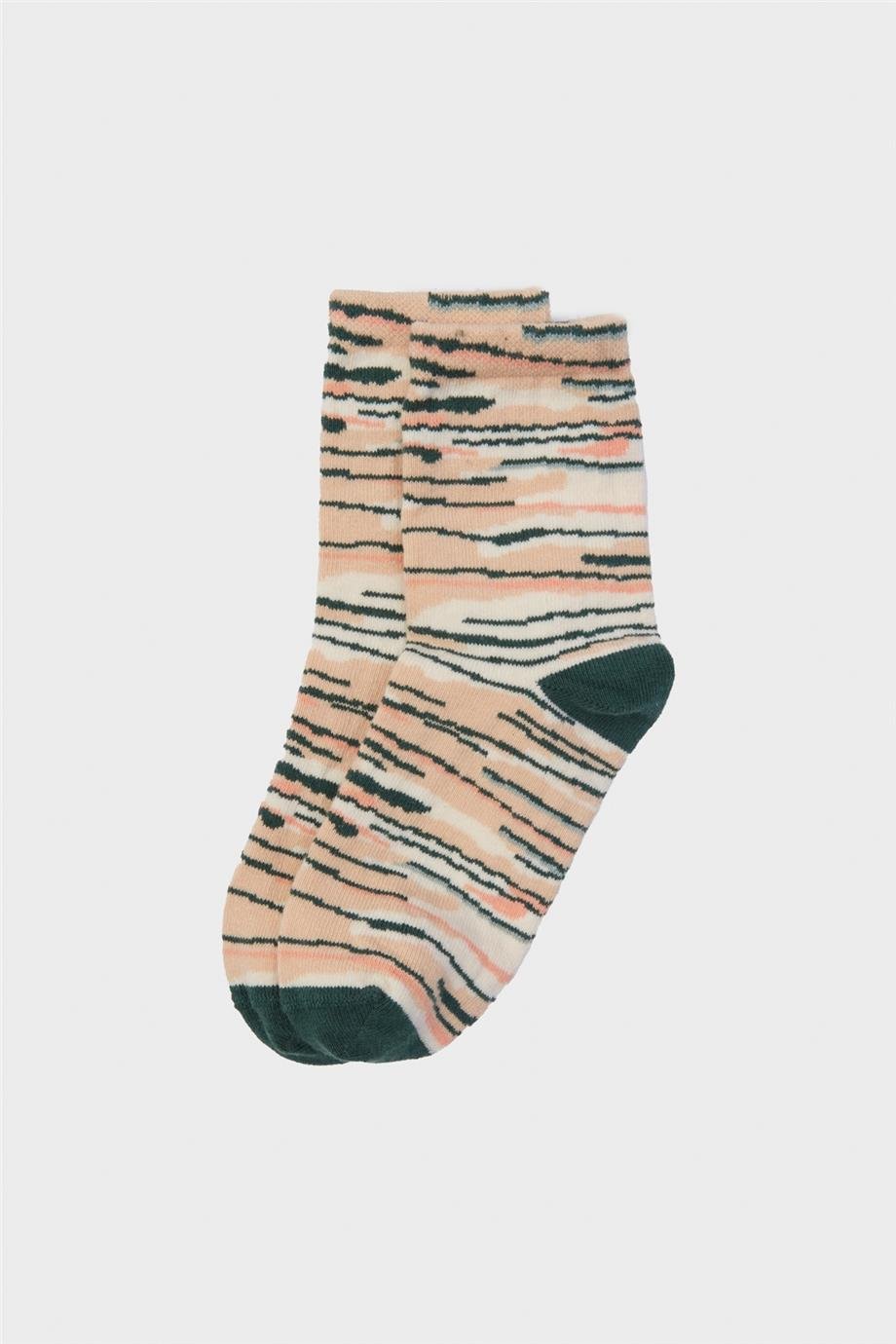 Nebbati Erkek Çocuk Desenli Çorap