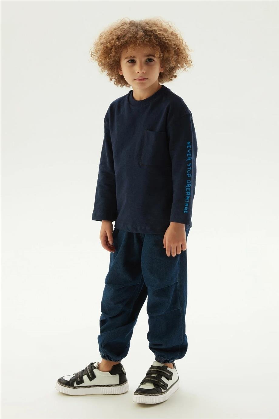 Nebbati Erkek Çocuk Lacivert Sweatshirt