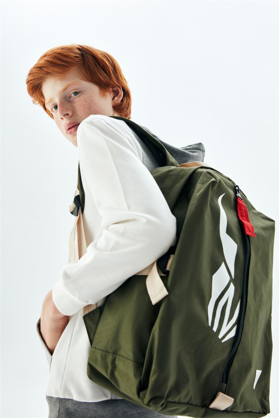 Nebbati Erkek Çocuk Yeşil Çanta