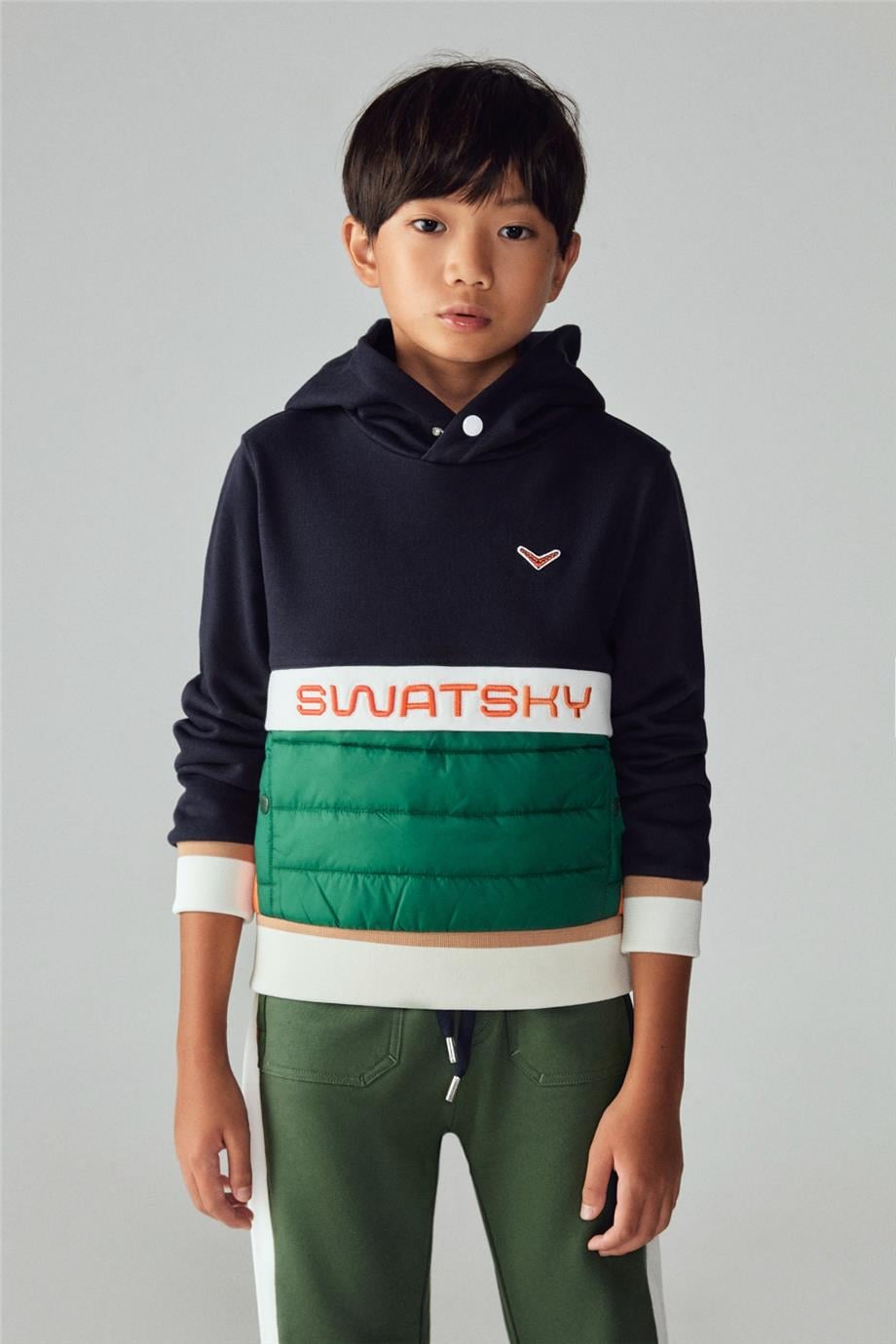 Swatsky Erkek Çocuk Renkli Sweatshirt