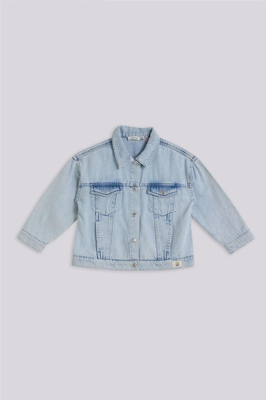 Tyess Basic Kız Çocuk Denim CeketTyess Basic Kız Çocuk Denim Ceket