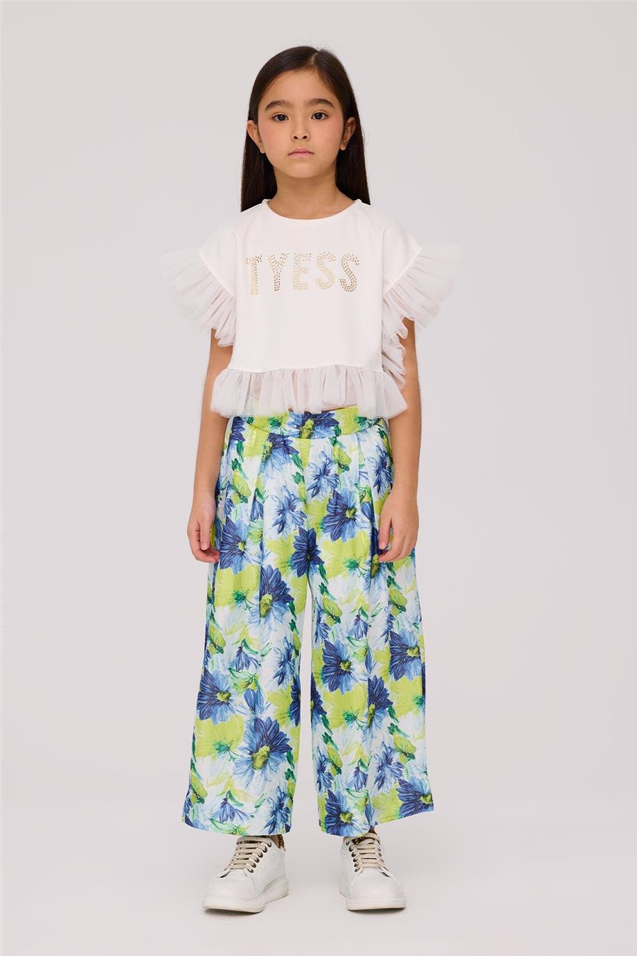 Tyess Kız Çocuk Beyaz BluzTyess Kız Çocuk Beyaz Bluz