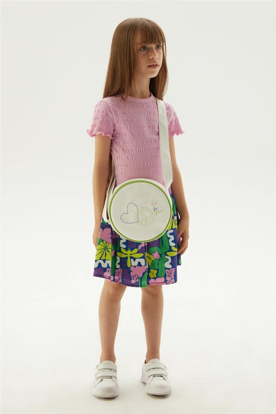 Tyess Kız Çocuk Beyaz Çanta