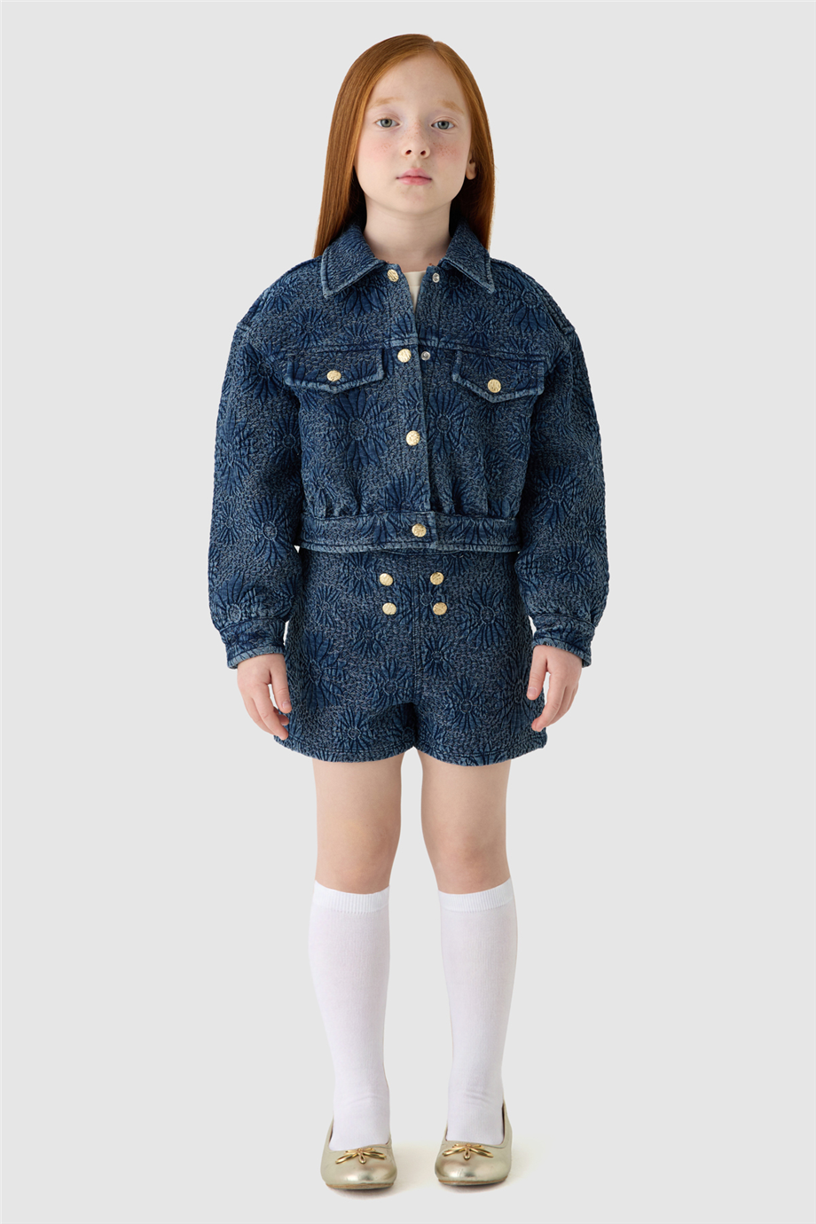 Tyess Kız Çocuk Denim CeketTyess Kız Çocuk Denim Ceket