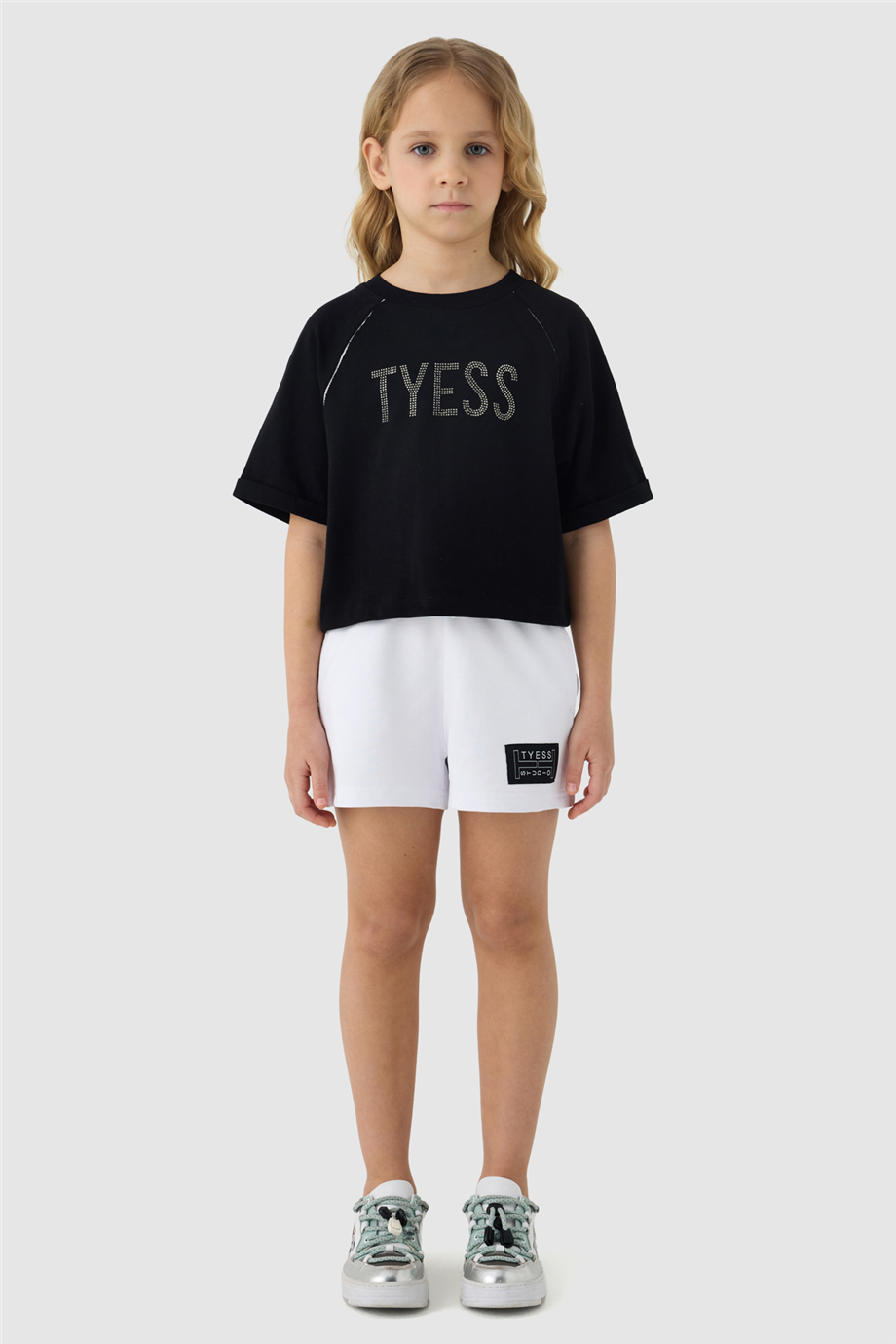 Tyess Kız Çocuk Siyah TshirtTyess Kız Çocuk Siyah Tshirt