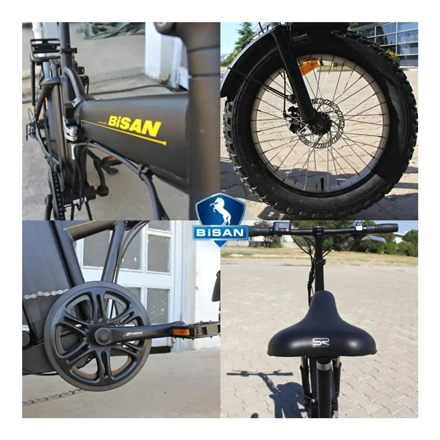 BİSAN E-FOLDING F2 20 JANT ELEKTRİKLİ BİSİKLET