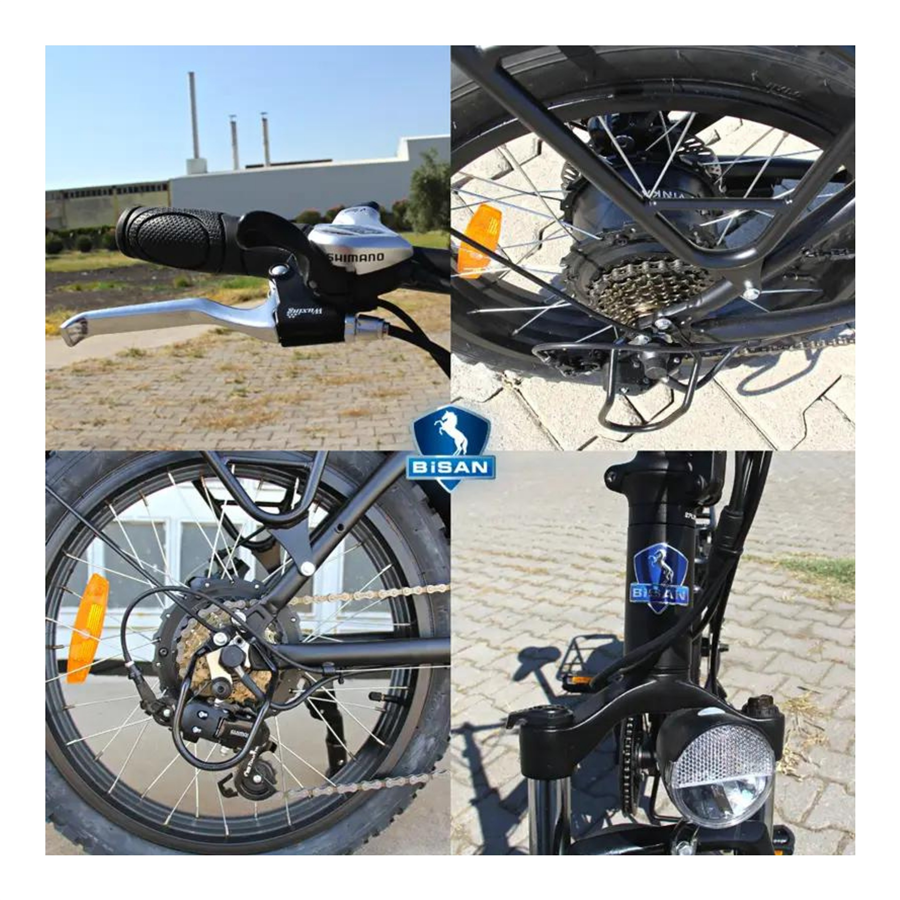 BİSAN E-FOLDING F2 20 JANT ELEKTRİKLİ BİSİKLET