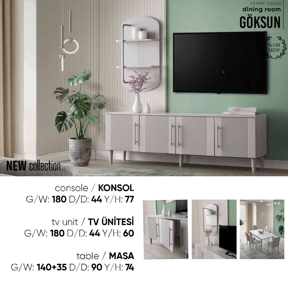 GÖKSUN YEMEK ODASI TAKIMI