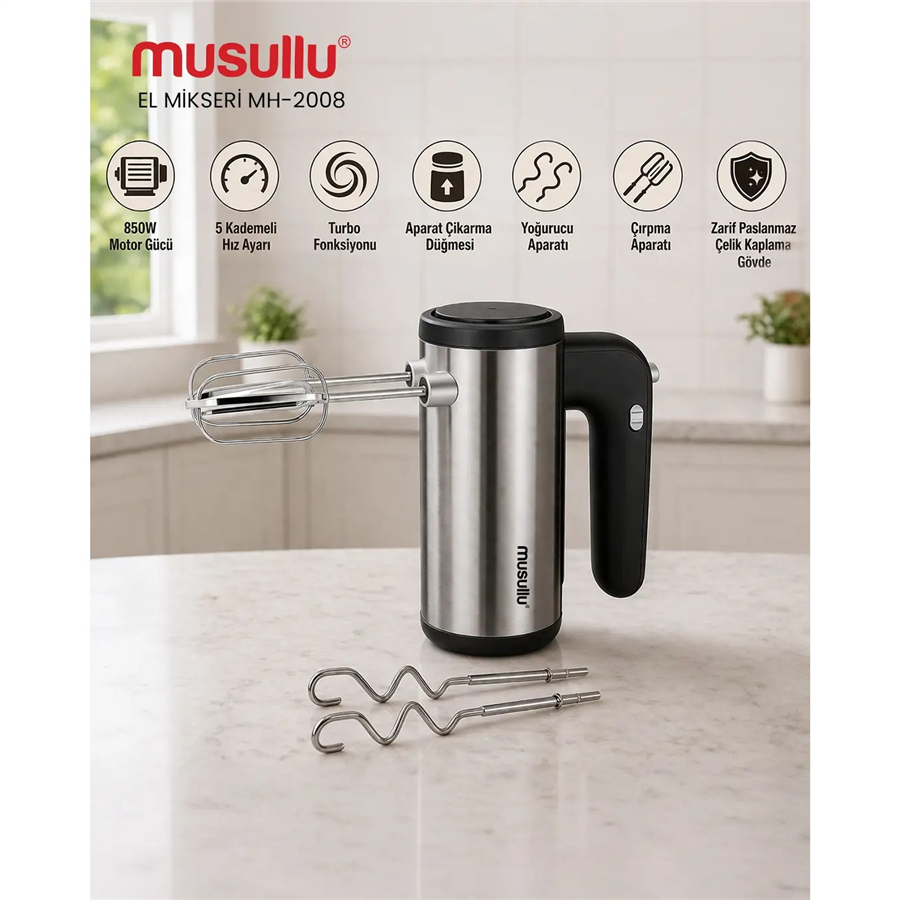 MUSULLU EL MİKSERİ MH-2008