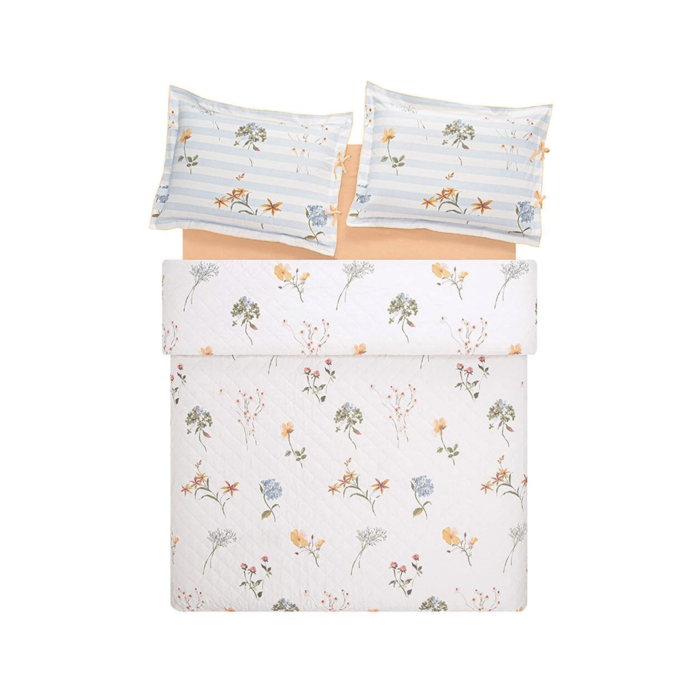 YATAŞ PUFFY ÇİFT KİŞİLİK BUETA COMPLETE SET AÇIK TURUNCU
