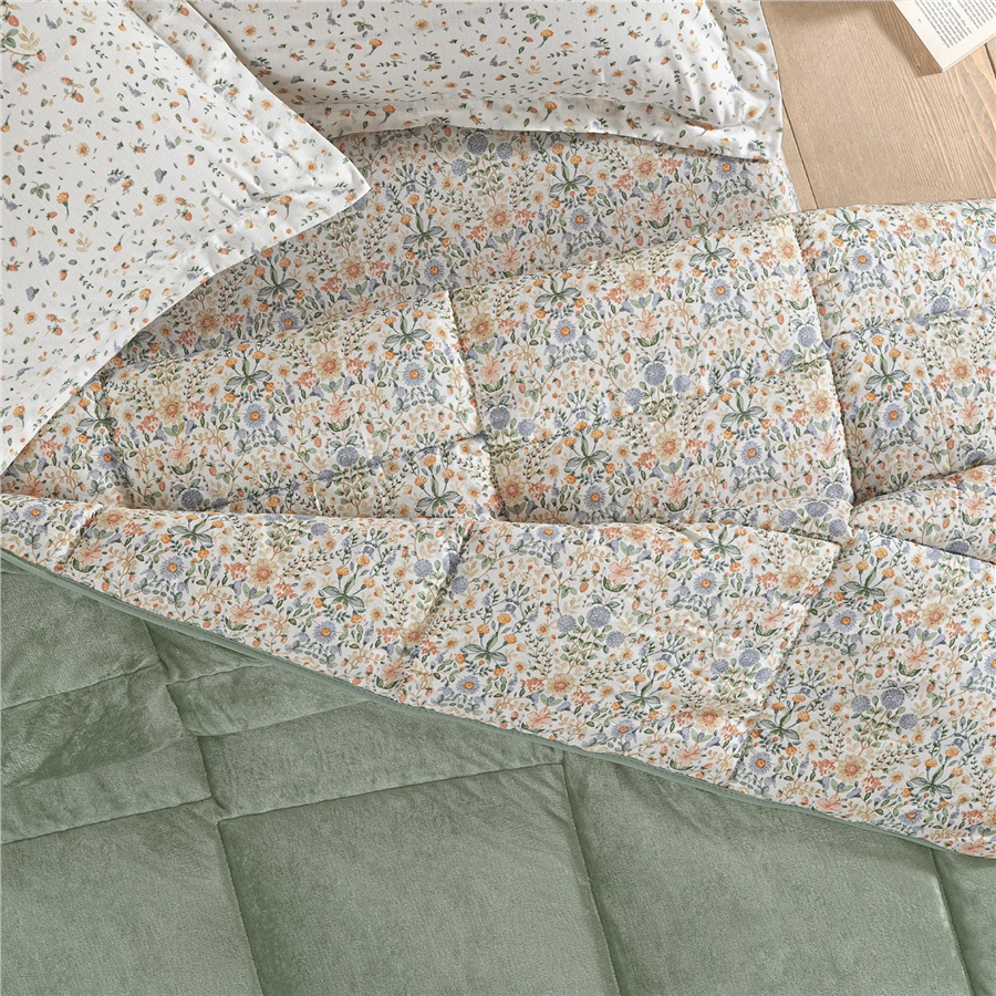 YATAŞ PUFFY ALYSON THREEFY SET - YEŞİL