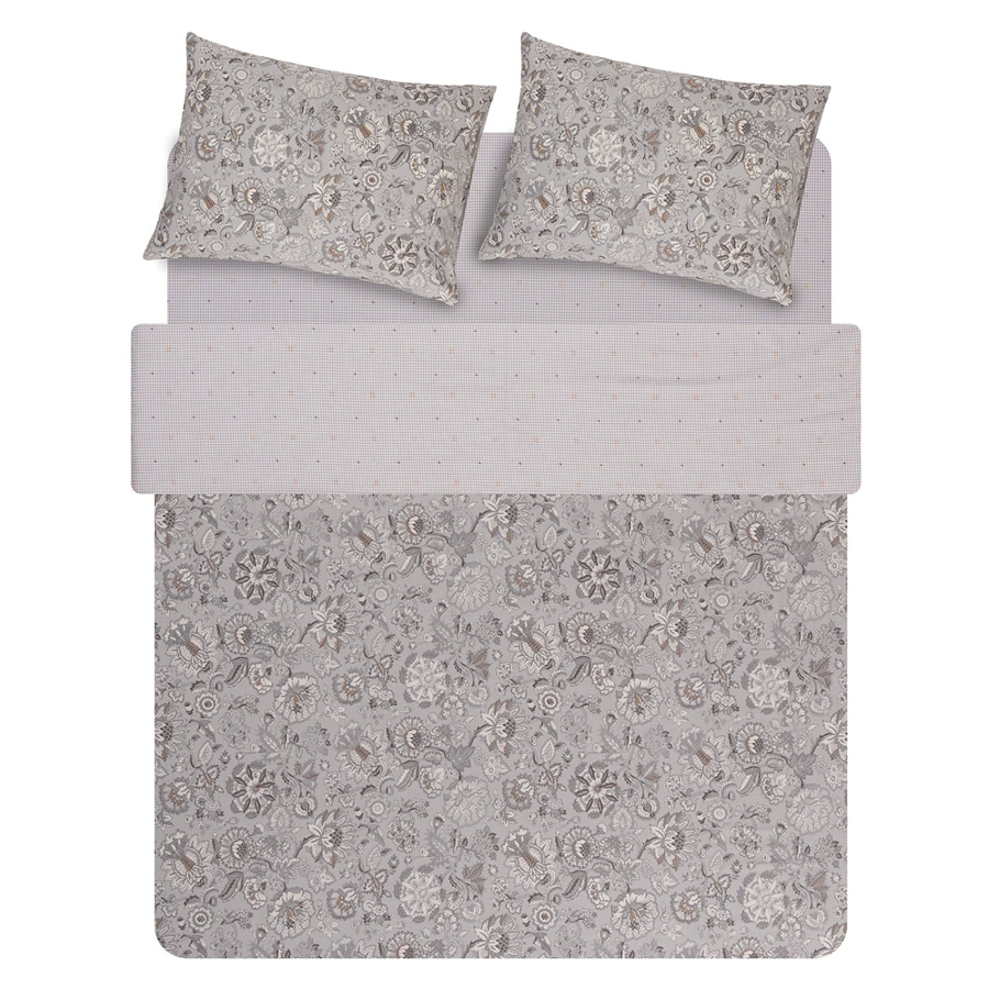 YATAŞ PUFFY ARNİ POLYCOTTON NEVRESİM TAKIMI - GRİ