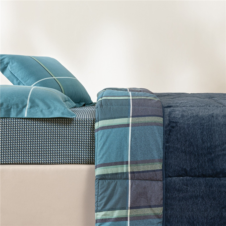 YATAŞ PUFFY LEONİ THREEFY SET - LACİVERT