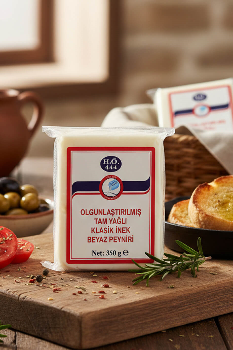 Olgunlaştırılmış Tam Yağlı Klasik İnek Beyaz Peyniri-350 gr