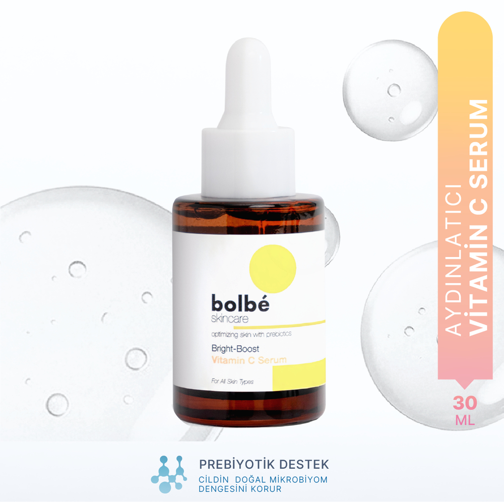 Aydınlatıcı, Cilt Tonu Eşitleyici Leke ve Kırışıklık Karşıtı %6 C Vitamini Serumu - 30 ml