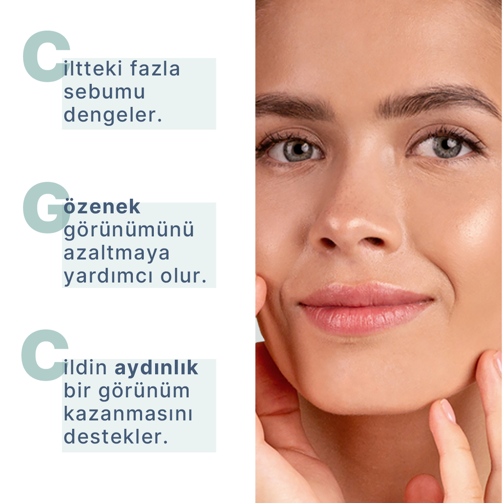 Gözenek Sıkılaştırıcı, Aydınlatıcı,Yatıştırıcı Bariyer Güçlendirici Niacinamide Serum - 30 ml