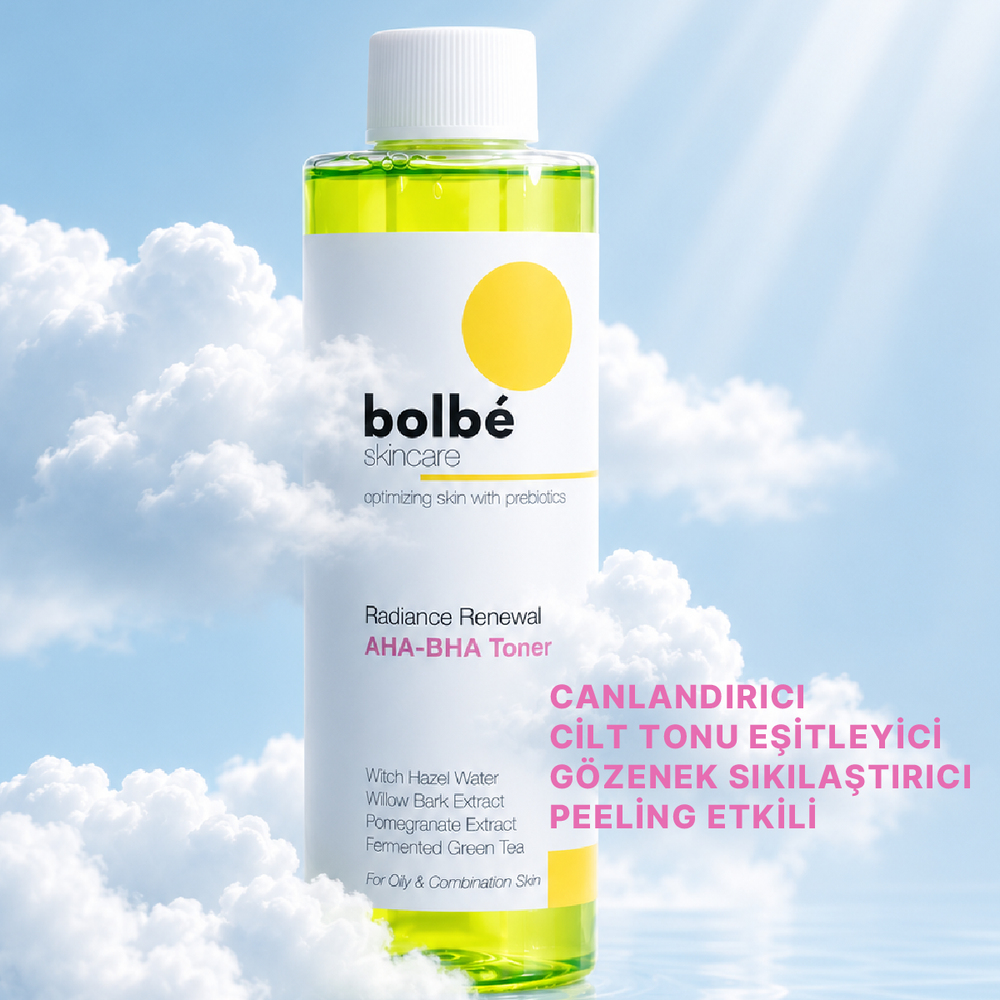 Peeling Etkili, Canlandırıcı, Cilt Tonu Eşitleyici, Gözenek Sıkılaştırıcı AHA-BHA Tonik - 200 ml