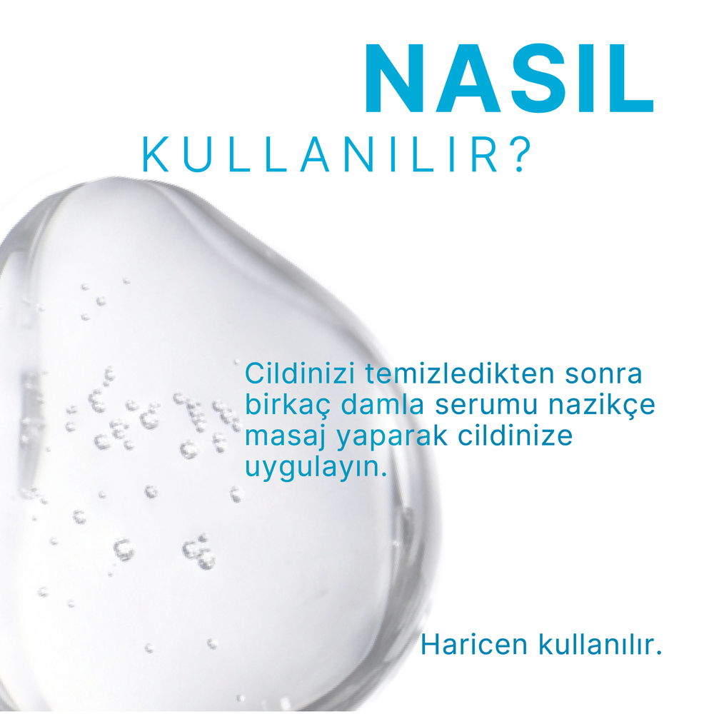 Yoğun Nemlendirici, Dolgunlaştırıcı, Kırışıklık Karşıtı Peptitli Hyaluronik Asit Serum - 30 ml