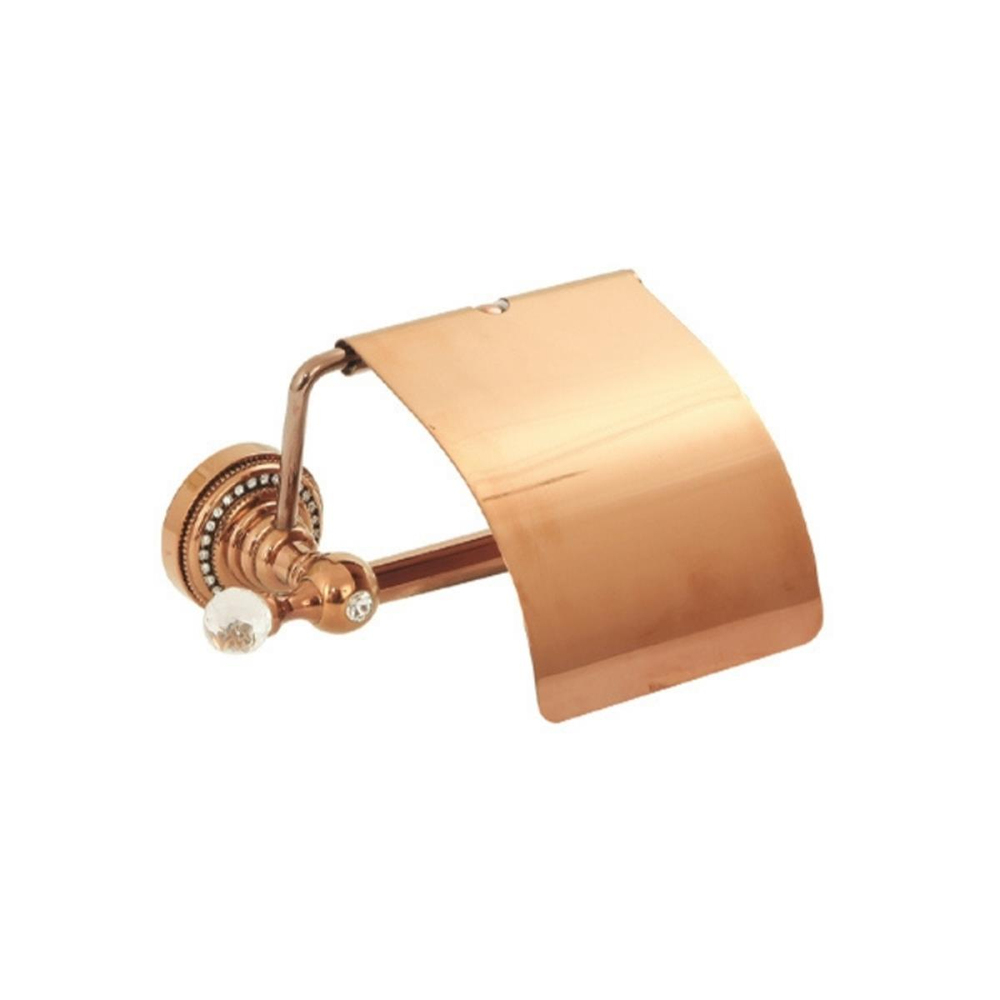 Aksu Style Kapaklı Kağıtlık PVD Rose
