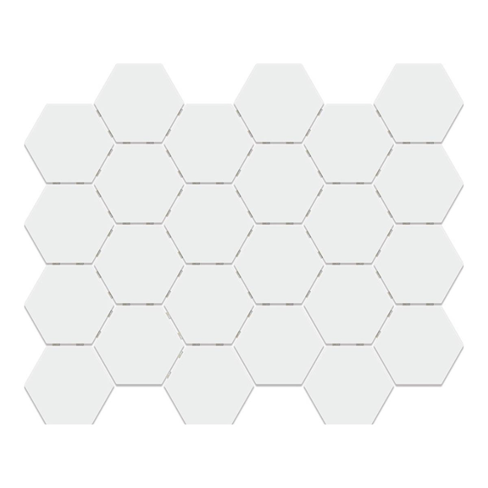 Betsan Hexa Mega Neostone White 77x88 mm Dekor Mozaik