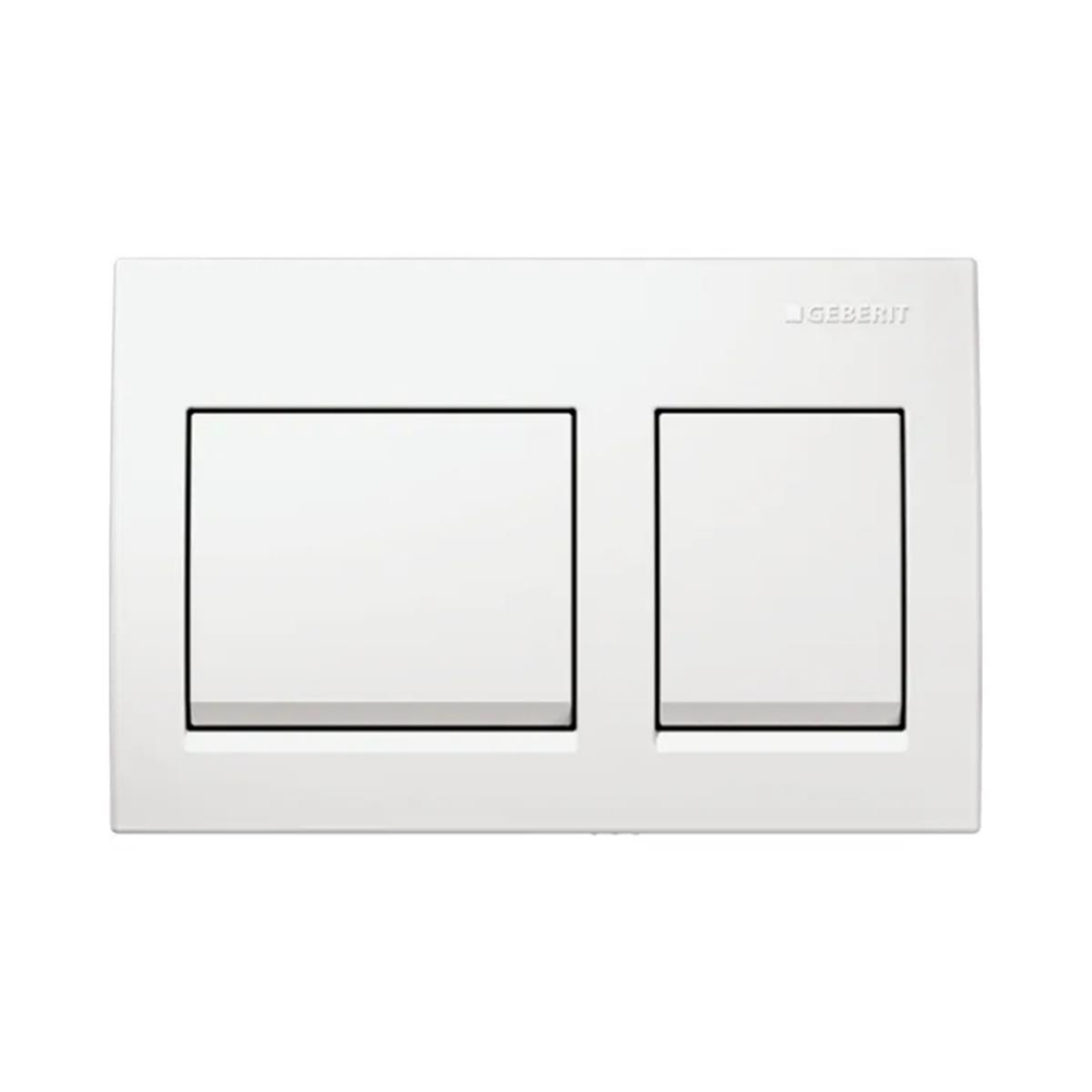 Geberit Kumanda Kapağı Alpha35 - Çift basmalı - Beyaz