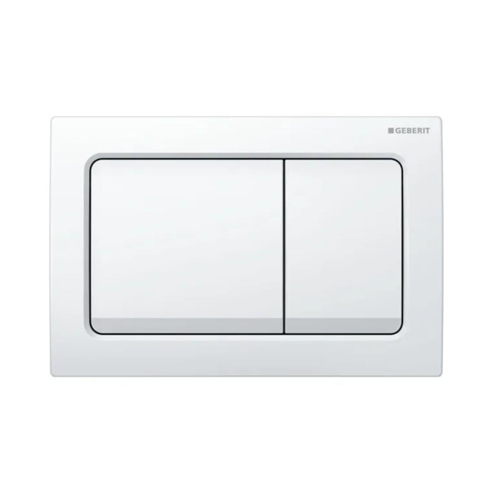 Geberit Kumanda Kapağı Alpha30 - Çift basmalı - Beyaz