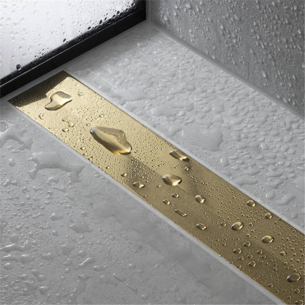 Hansgrohe RainDrain Flex Kesilebilir Duş Gideri 1000mm Parlak Altın Optik