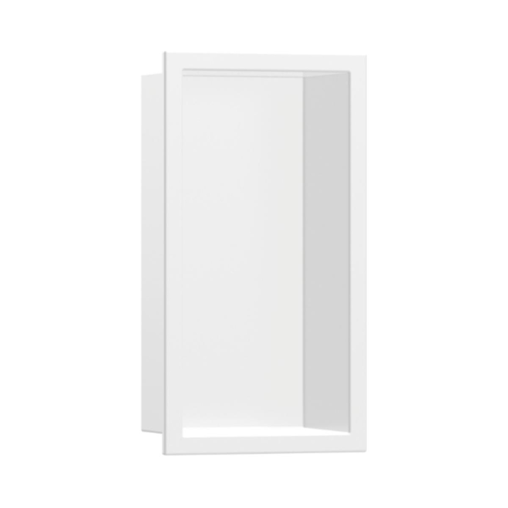 Hansgrohe XtraStoris Original Duvar nişi entegre çerçeveli 300/150/100 Satin Beyaz