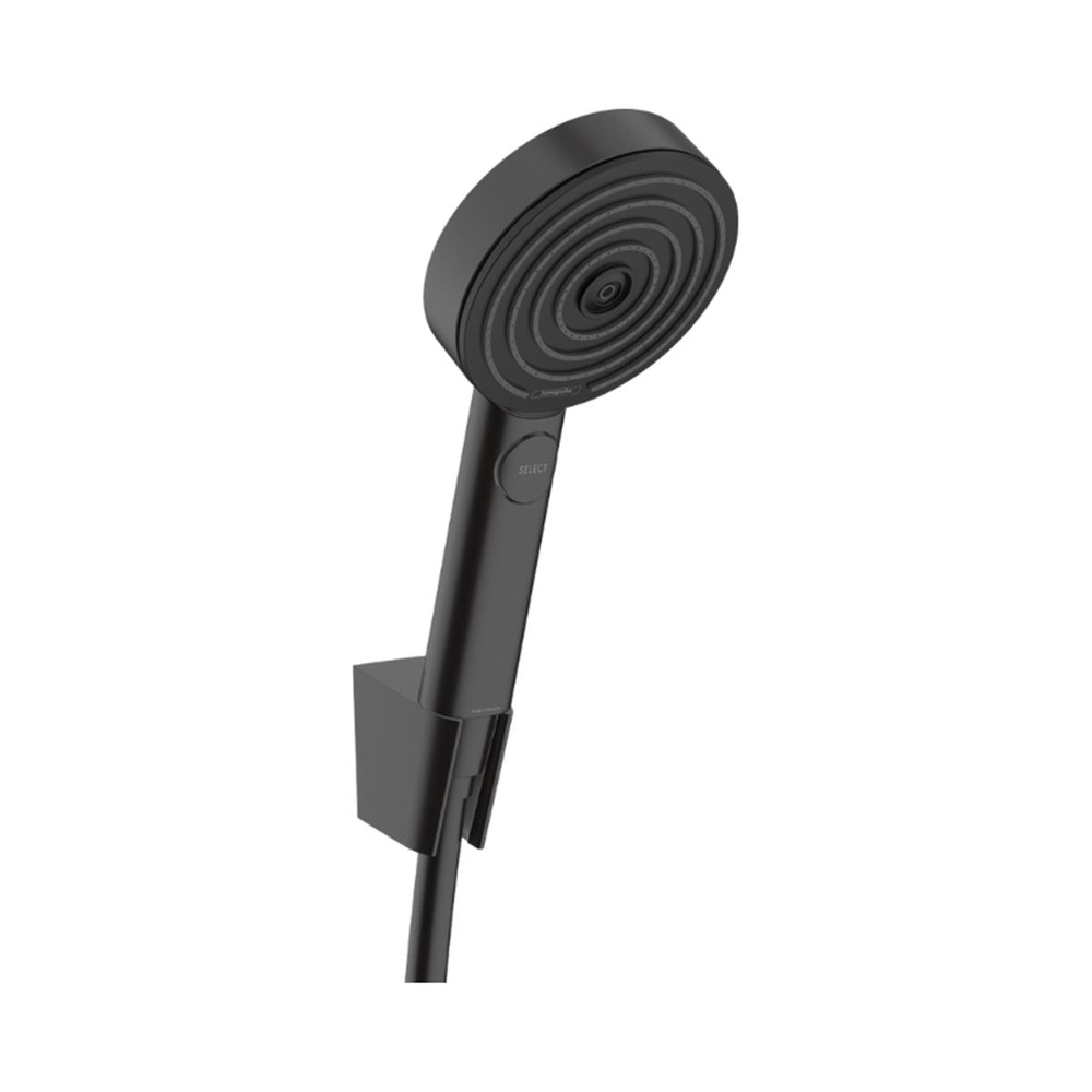 Hansgrohe Pulsify Select S Duş askı seti 105 3jet Relaxation, 160 cm duş hortumu ile Satin Siyah
