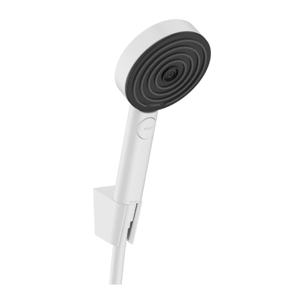 Hansgrohe Pulsify Select S Duş askı Seti 105 3jet RElaxation, 125 cm Duş Hortumu İle Satin Beyaz