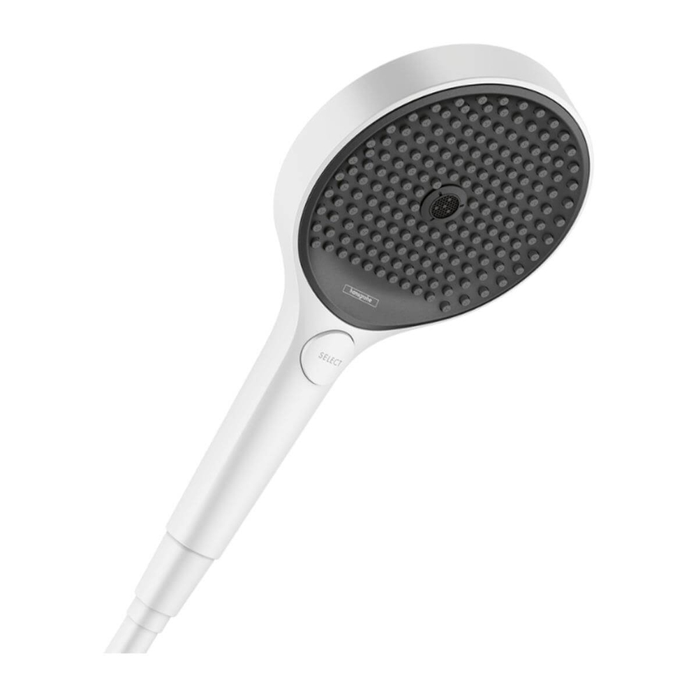 Hansgrohe Rainfinity El Duşu 130 EcoSmart Satin Beyaz