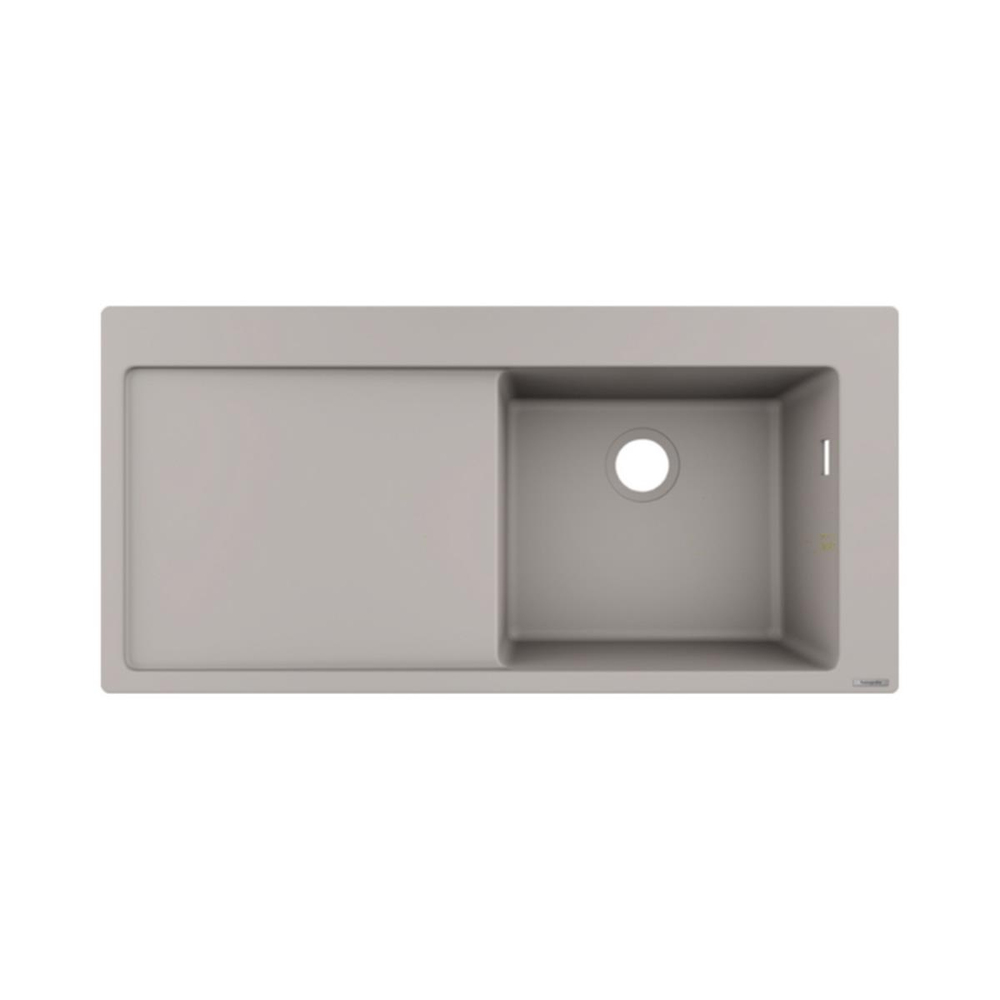 Hansgrohe S514-F450 SilicaTec Ankastre Granit Eviye 450 Damlalıklı Beton Grisi