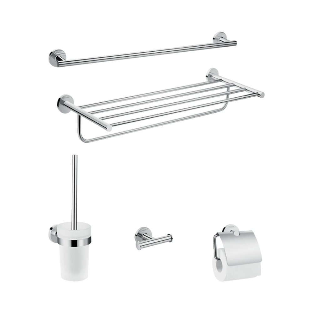 Hansgrohe Logis Universal Banyo Aksesuar Seti 5 Parça Krom