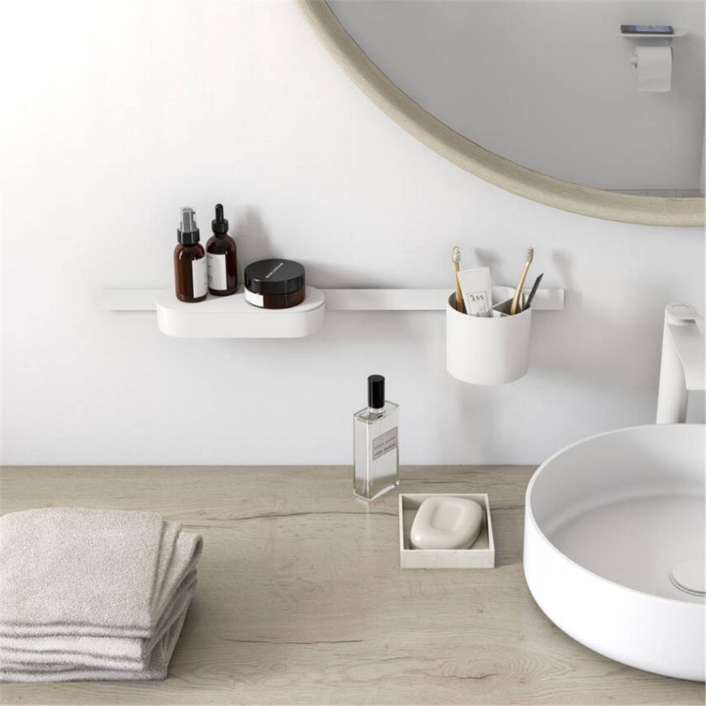 Hansgrohe WallStoris Banyo Paketi 4 Parça Satin Beyaz