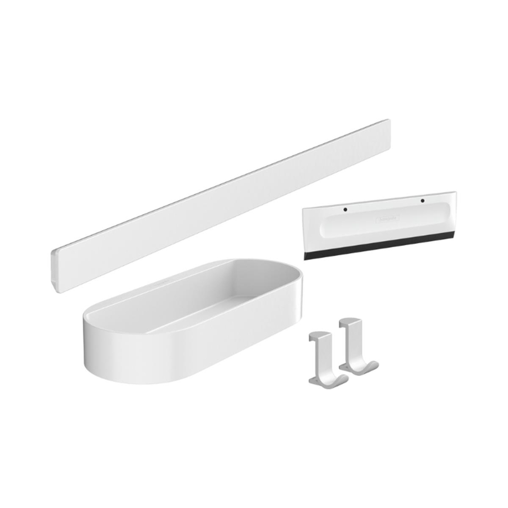 Hansgrohe WallStoris Duş Paketi 4 Parça Satin Beyaz