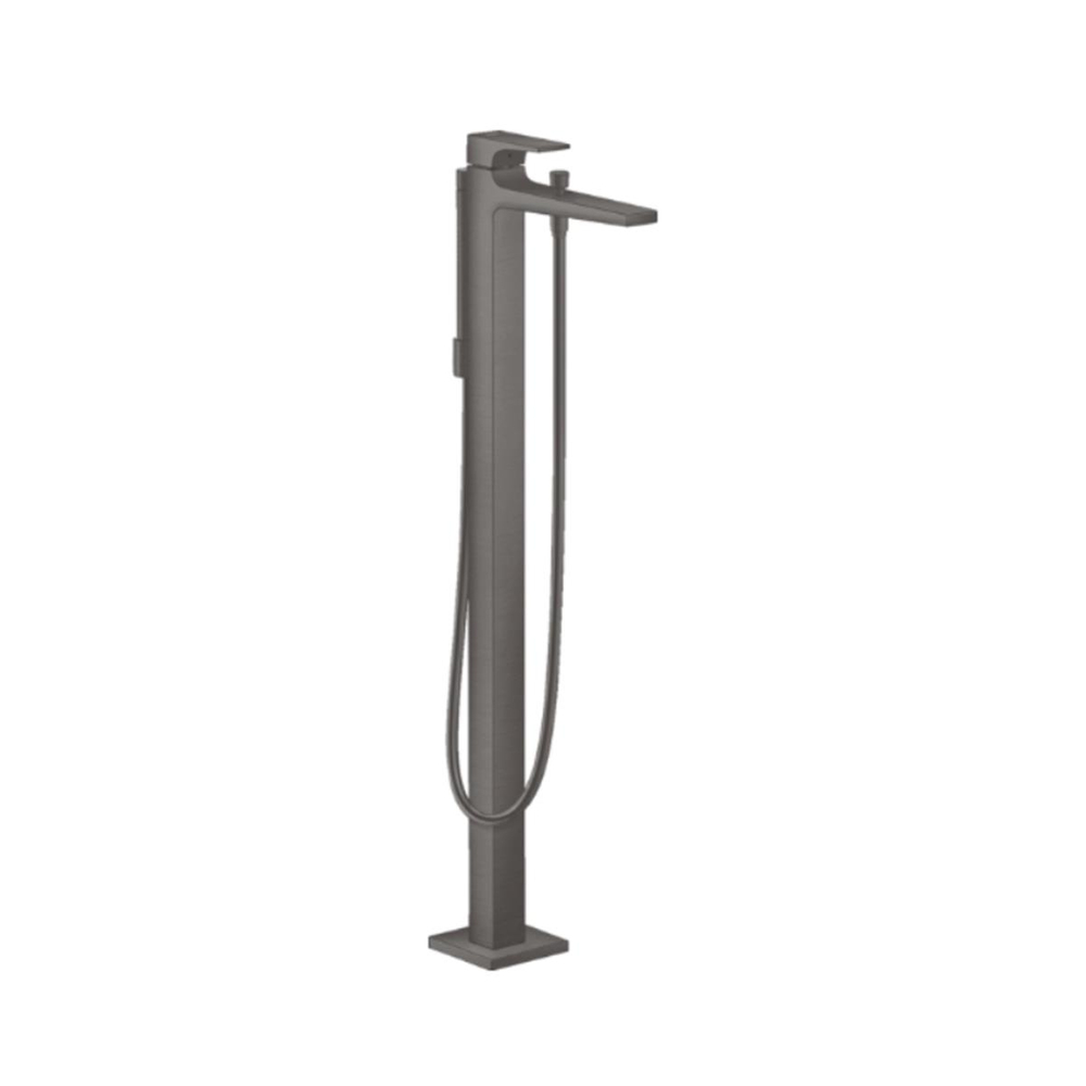 Hansgrohe Metropol Tek kollu banyo Bataryası çubuk volan ile yerden Mat Siyah