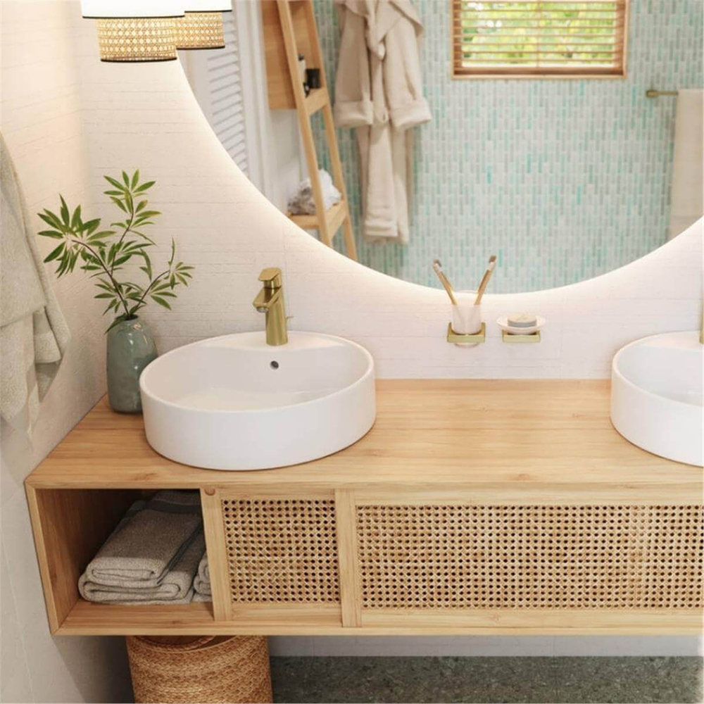 Hansgrohe Talis E Tek Kollu Lavabo Bataryası 110 Kumandalı Parlak Altın Optik