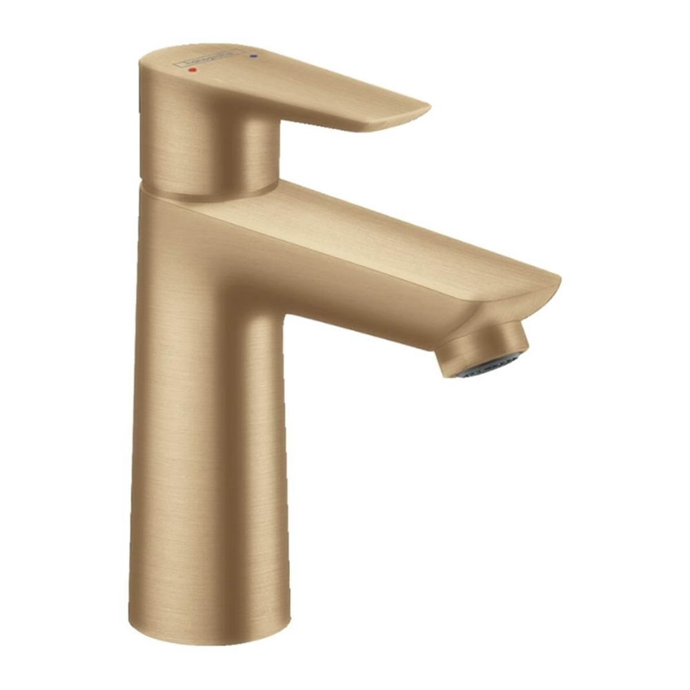Hansgrohe Talis E Tek Kollu Lavabo Bataryası 110 Kumandalı Mat Bronz