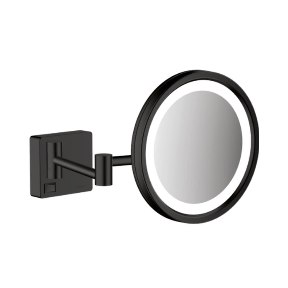 Hansgrohe AddStoris Makyaj Aynası LED Işıklı Satin Siyah