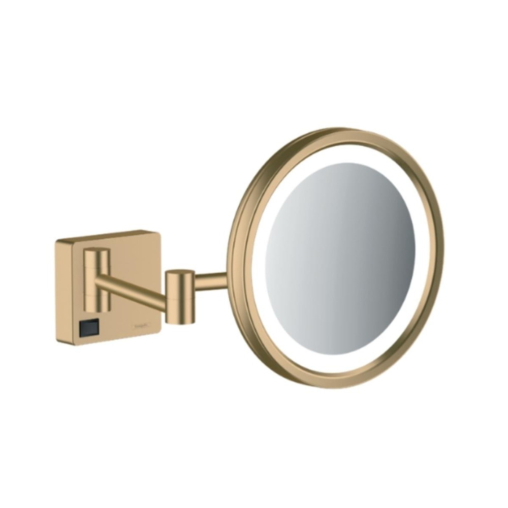 Hansgrohe AddStoris Makyaj Aynası LED Işıklı Mat Bronz