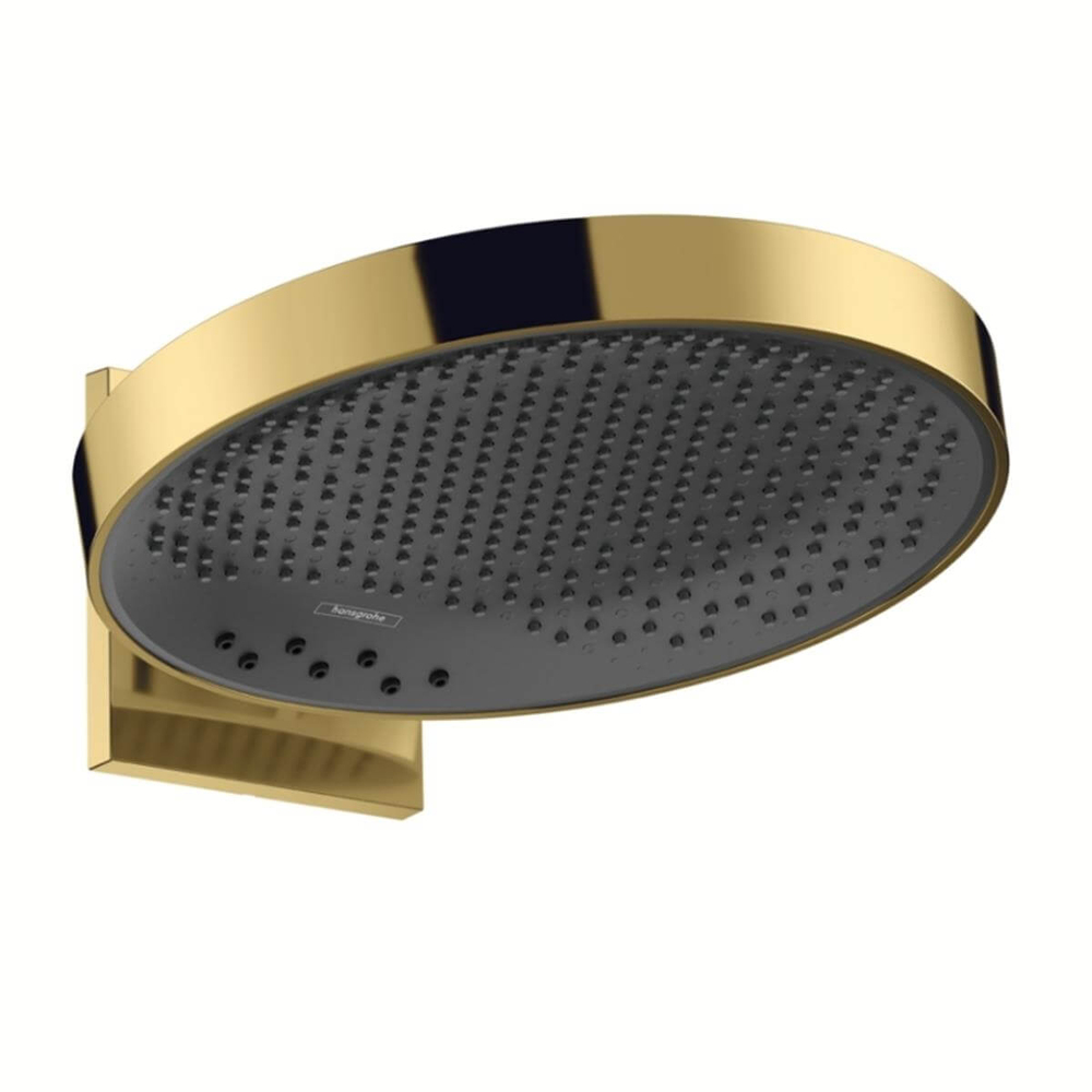 Hansgrohe Rainfinity Tepe Duşu 360 3jet, Duvar Bağlantısı İle Parlak Altın Optik