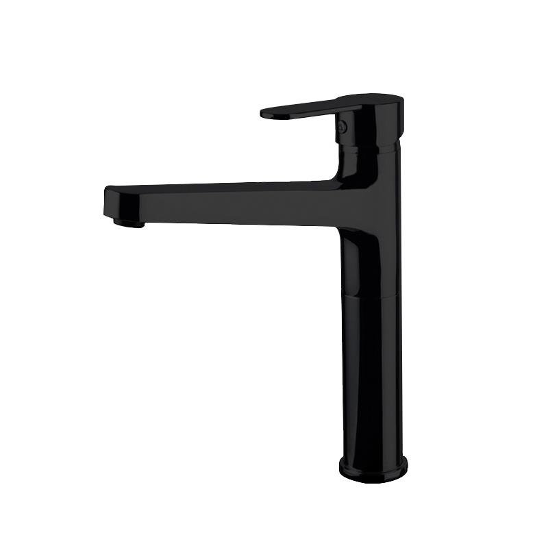 Newarc Domino Çanak Tipi Lavabo Bataryası Siyah