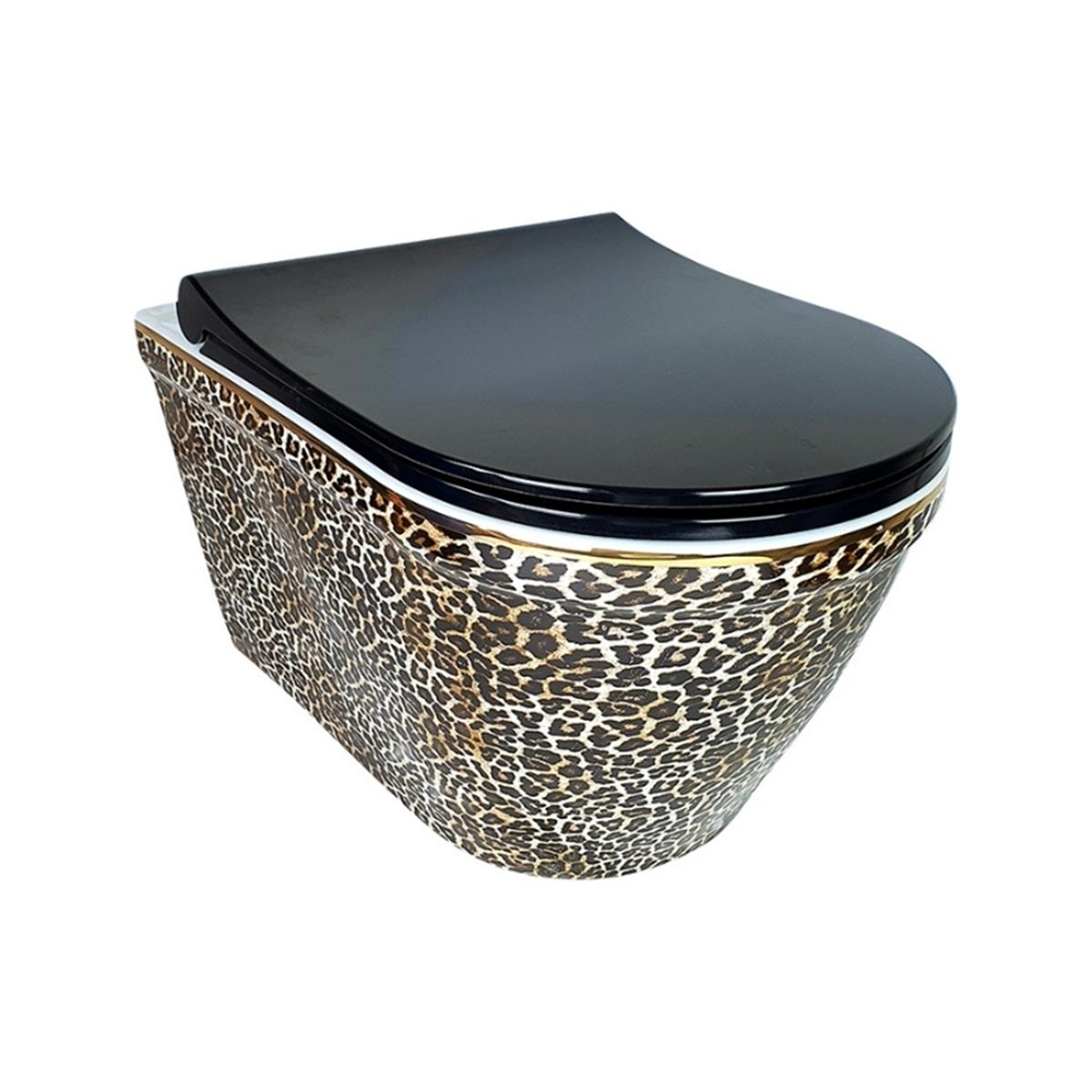 Pure Concept Leopar Kanalsız Asma Klozet Kapak Dahil