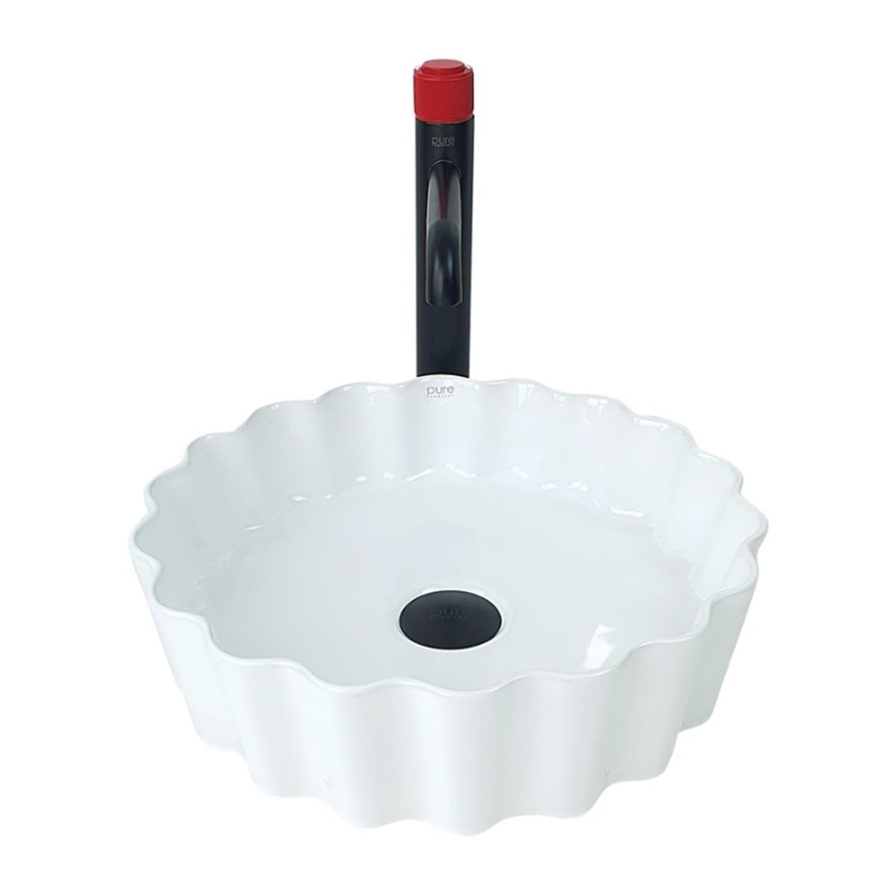 Pure Concept Beyaz Tezgah Üstü Çanak Lavabo