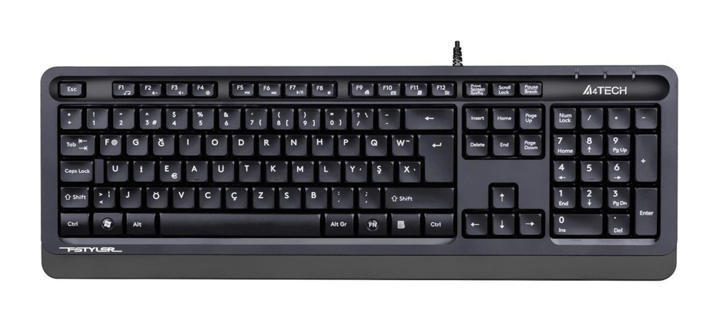 A4TECHA4 Tech Fk10 F Usb Fsytyler Gri Tr Fn-Multimedya Klavye4711421946247