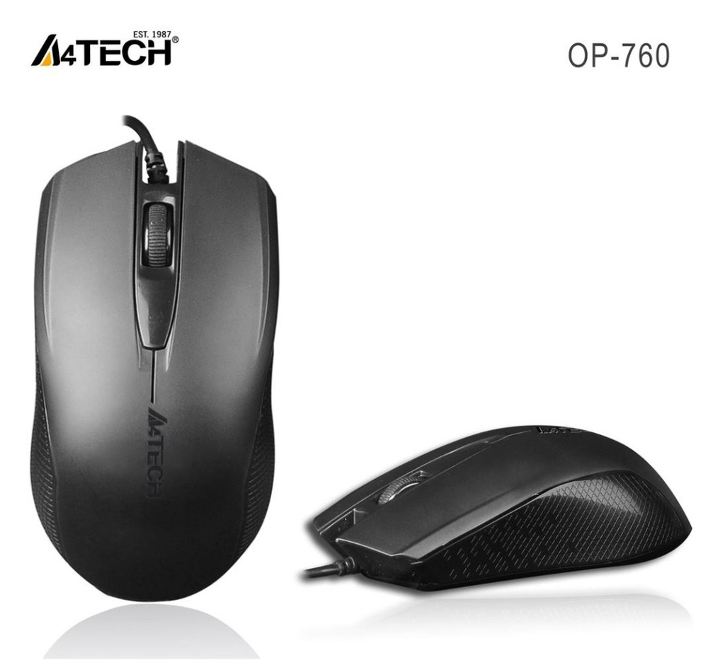 A4TECHA4 Tech Op-760 Usb Siyah V-Track 1000 Dpı Mouse4711421934763
