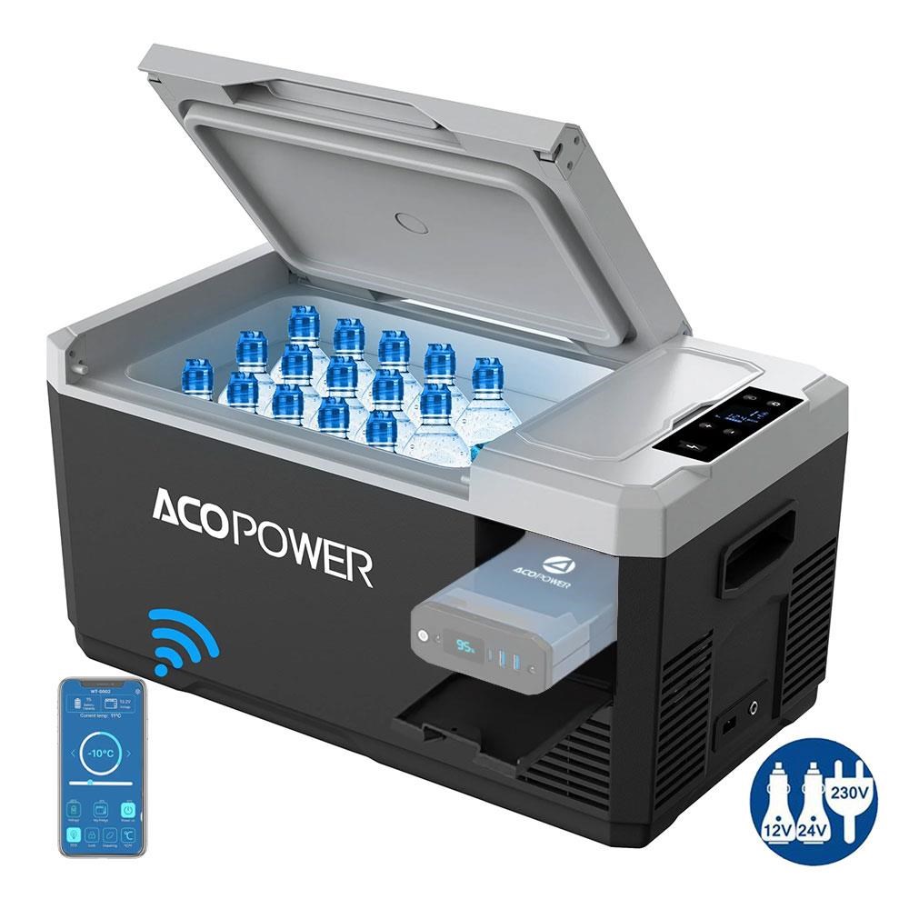 AcopowerAcopower V18 12/24/220Volt 18Litre Kompresörlü Outdoor Oto Buzdolabı (Akü Dahil Değildir)V18