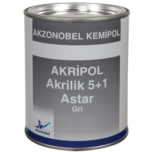 AkzoNobel AkzoNobel Akripol 2k 5+1 Akrilik Astar Koyu Gri GL 2,5 Litre5+1 Akrilik Astar Koyu Gri