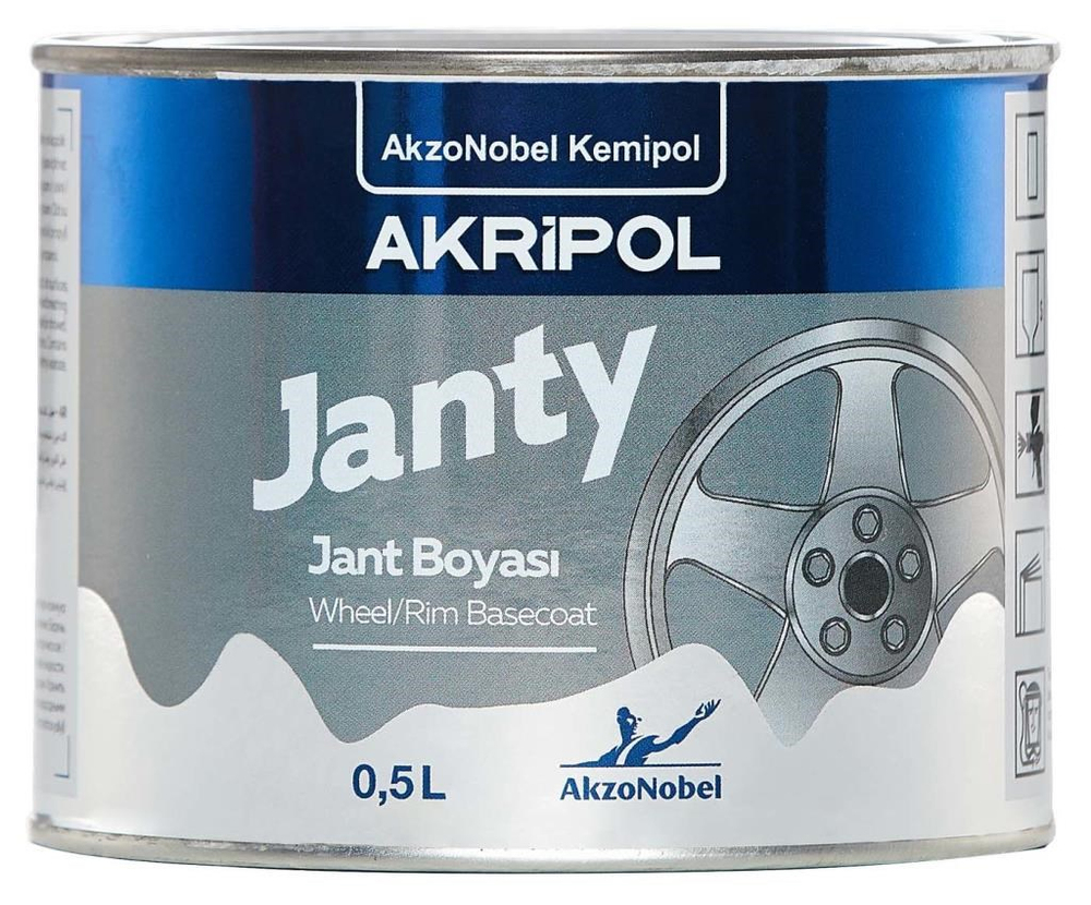 AkzoNobel AkzoNobel Akripolazkat Janty Jant Boyası 0.5 LitreJanty Jant Boyası
